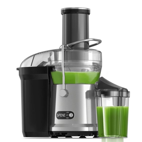 SIFENE 800W Centrifugal Juicer Machine, 3.2″ Wide Chute, Easy to Clean