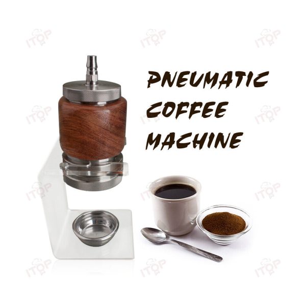 Pneumatic Coffee Machine Outdoors Camping Coffee Maker With 58mm Extraction Bowl