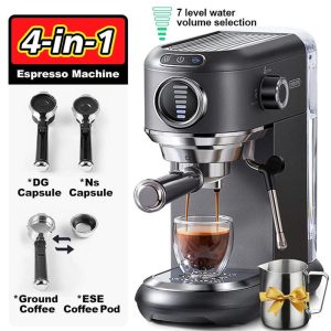 Cafelffe 4in1 Cafetera Cappuccino Coffee Machine Dolce gusto Nes Capsule Espress