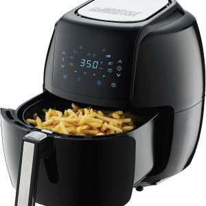 Digital Air Fryer 1700 Watt 5.8 QT 8-in-1 Programmable Electric Black New style