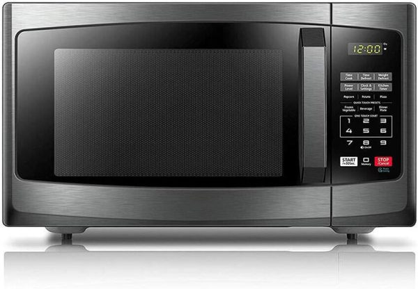 EM925A5A-BS Countertop Microwave Oven,0.9Cu Ft With 10.6Inch Removable Turntable