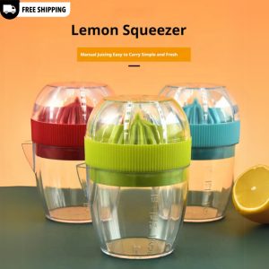 Multifunctional Citrus Juicer 1 Set Manual Options for Orange Lemon Lime Juicer