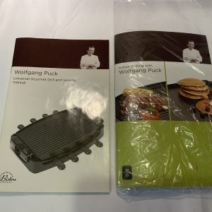 Wolfgang Puck Reversible Electric Grill / Griddle Gourmet BRGG0050 – NEW