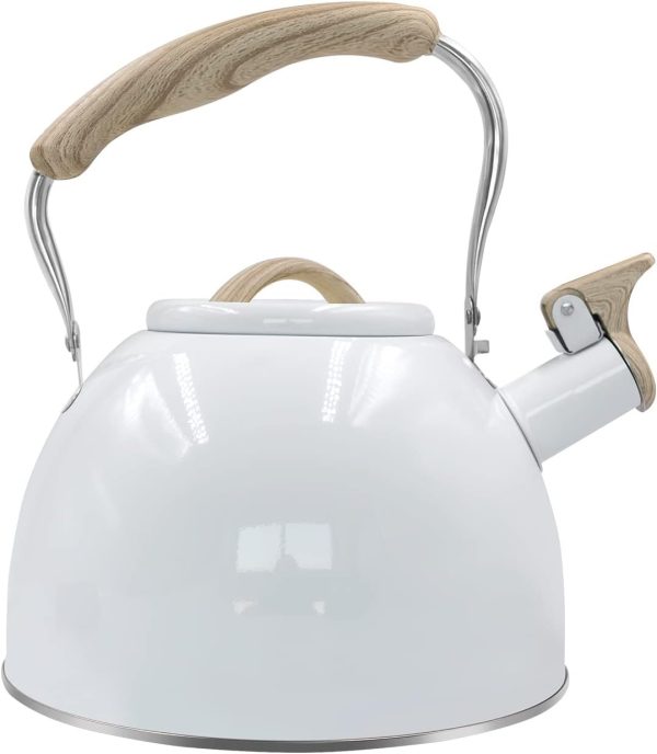 Whistling Stovetop Tea Kettle, 3.2 Quart/3.0 Liter Stainless Steel, Food Grade T