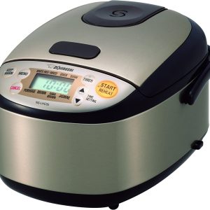 NS-LHC05 Micom Rice Cooker & Warmer, Stainless Dark Brown, 3 Cups Uncooked