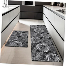 Kitchen Mat Cushioned Rugs Anti-Fatigue Mats for Kitchen Floor,Waterproof Non