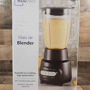 Mainstays Glass Jar 5 Speed Blender with 6-Cup Jar (48Oz) Capacity,New