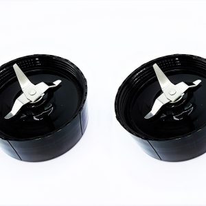 2 Replacement Cross Blades, Compatible with Magic Bullet Juicer Mixers MB1001