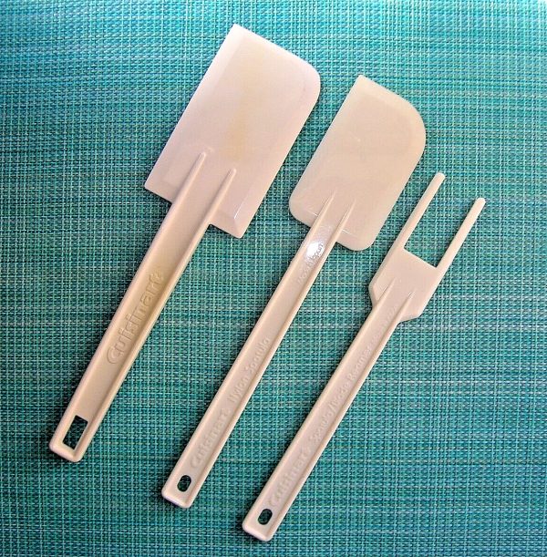 Cuisinart Food Processor DLC8 DLC10 Nylon Spatula & Blade Reamer Bonus Spatula