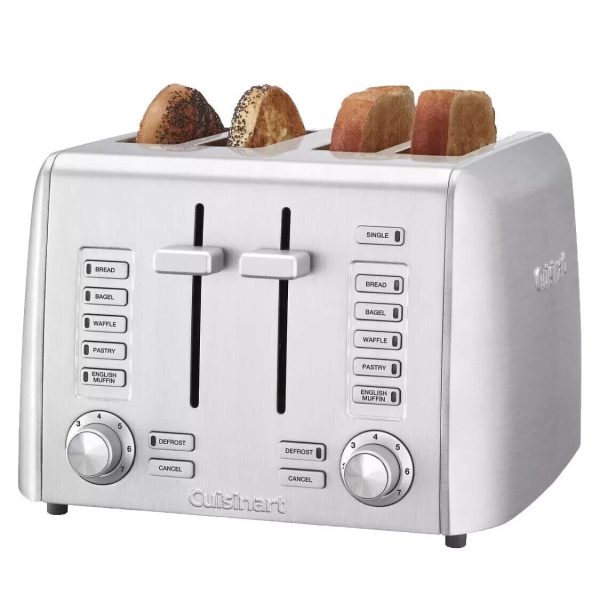 Cuisinart Custom Select 4 Slice Toaster 7 Shade Setting RBT-1350PC 1800W Classic