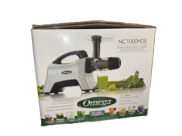 New OMEGA NC1000HDS Masticating Premium Multi Juicer Extractor Nutrition System