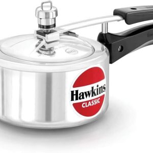 Hawkins Classic Aluminum Pressure Cooker, 1.5 Litre, Silver