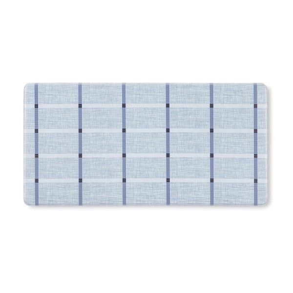 Comfort Plus Windowpane Plaid Anti Fatigue Comfort Mat, Kitchen Mat, Standing…