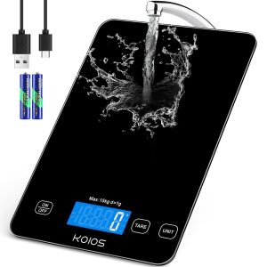 KOIOS Food Scale, 33lb/15kg Digital Kitchen Scale Grams and Ounces for Cooking