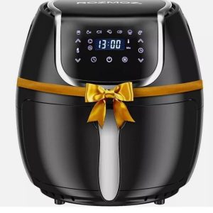 Rozmoz Model HIC-AF-8025D 4.2 Quart 7-in-1 Air Circulation Fryer in Black