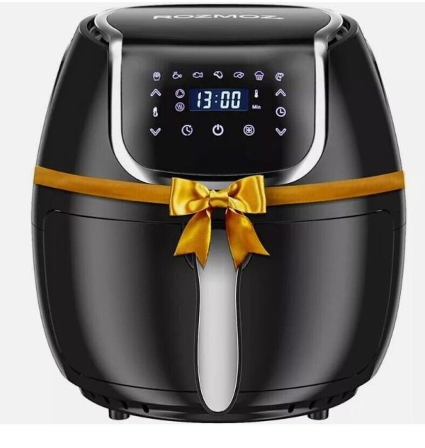 Rozmoz Model HIC-AF-8025D 4.2 Quart 7-in-1 Air Circulation Fryer in Black