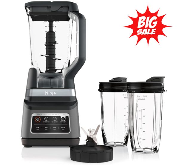 Ninja BN751 Professional Plus DUO Blender, 1400 Peak Watts, 3 Auto-IQ Programs