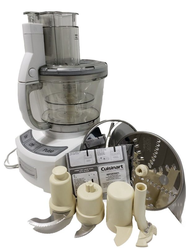 Cuisinart FP-12 Elite Collection 12 cup food processor White With Accessories