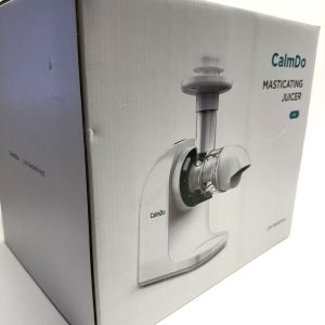 NEW Masticating Juicer CalmDo White Slow Juicer Extractor Cold Press Juice E3C