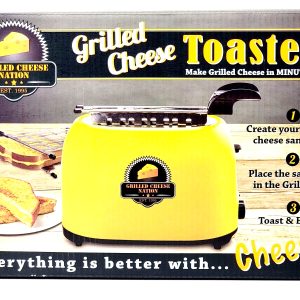 Grilled Cheese Toaster Sandwich Maker Cage Holder Electric Yellow