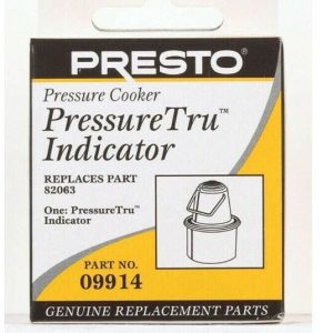 Presto PressureTru Indicator Jiggler 2.5, 3, 4 , 6 Quart Pressure Cookers 09914.