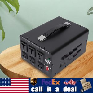 Voltage Converter Volt Transformer Step Up/Down Convert 110V-120V to 220V-240V