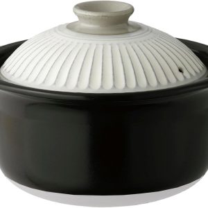 Japanese Banko Ware Ginpo Touki Donabe Earthenware Rice Cooking Pot 2600ml White