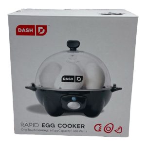 Dash Rapid Egg Cooker 6 Egg Capacity Electric Egg Cooker Hard Boiled Eggs