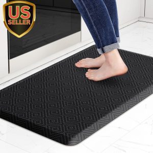 Kitchen Mat Cushioned Anti-Fatigue Floor Mat Waterproof Non-Slip Mats and Rugs S