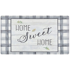 Living Anti Fatigue Kitchen Mat Floor Home Sweet Home Themed Cushioned Kitchen R