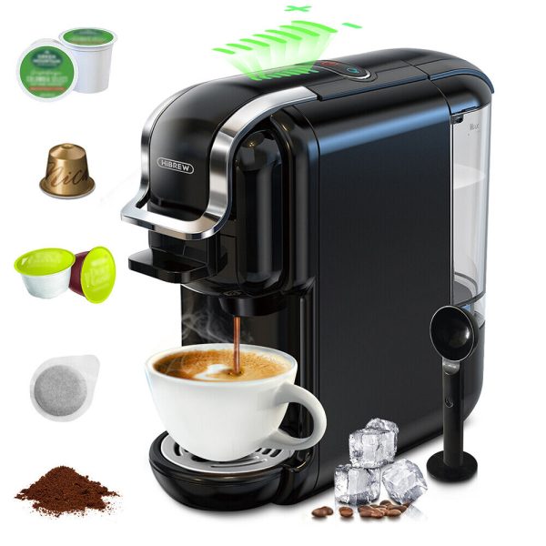 HiBREW 5 In 1 Electric Coffee Machine with 7   Selectable 19Bar J8G1