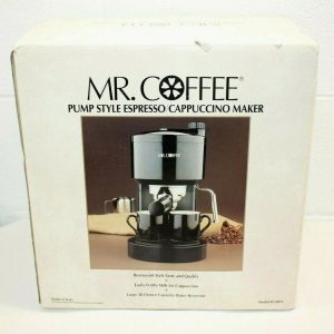 NOS NEW! Mr. Coffee Espresso Cappuccino Coffee Machine ECMP3 w/ Milk Frother