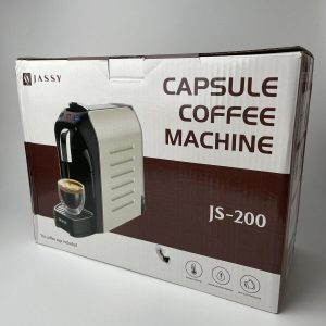 Jassy JS-200 Black Auto Shut-off Espresso Capsule Coffee Machine