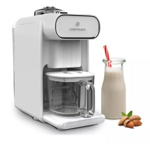 ChefWave Milkmade Non-Dairy Milk Maker with 6 Plant-Based Programs, Auto Cle