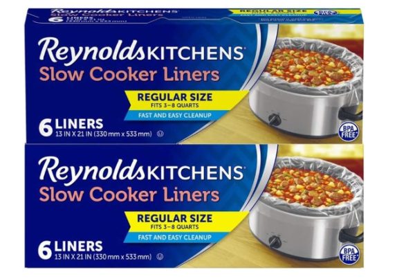 2Pack Slow Cooker Liners Kitchen Chef Recipes Crock Pot Cook Liner Bags BPA Free