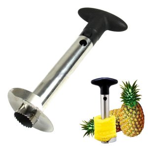 Pineapple Corer Slicer Cutter Peeler Stainless Steel Kitchen Easy Gadget Fruit