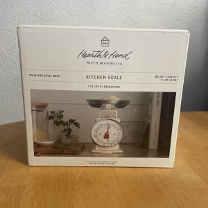 NIB TARGET Hearth & Hand with Magnolia Stainless Steel Kitchen Scale Ivory