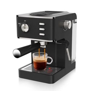 Household Semi-automatic Espresso Coffee Machine & Pressure Milk Frother