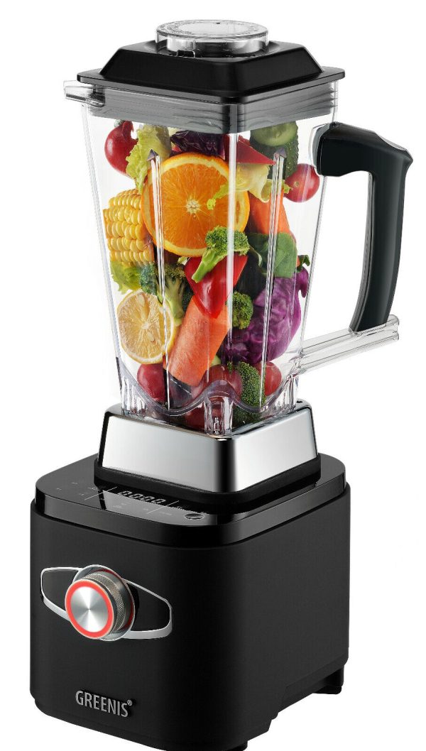 Greenis FGR 8830 Smart Power Blender – BLACK – Bluetooth & Thermometer in Tamper