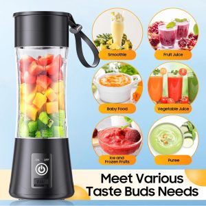 Portable Blender for Shake, Smoothies, Juices Suit for Gym, Travel, Kitchen 14oz