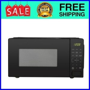 Mainstays 1.1 Cu ft Countertop Microwave Oven, 1000 Watts, Black, New