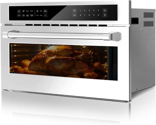 30’ Microwave Oven 1700W 1.6 Cu.Ft Capacity Built-In Microwave Convention Oven