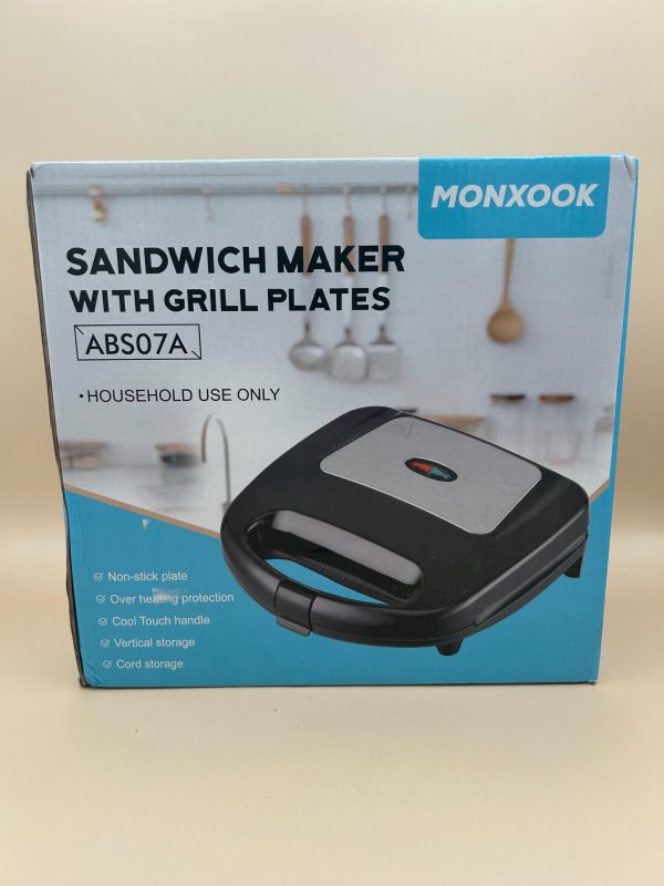 Sandwich Maker with Grill Plates