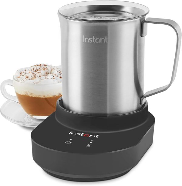 Instant Pot Instant Magic Froth 9-in-1 Electric Milk Steamer Frother,17oz Stainl