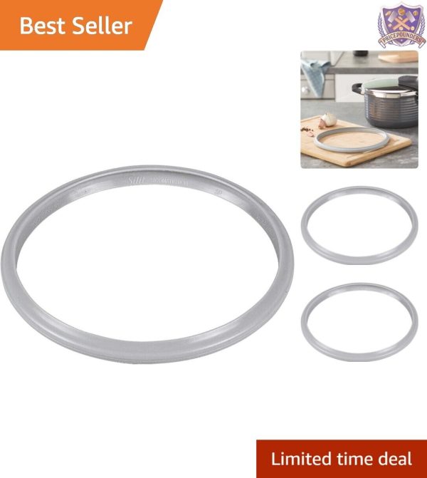 Dishwasher Safe 6.5L Sicomatic Silicone Rubber Ring for Pressure Cookers