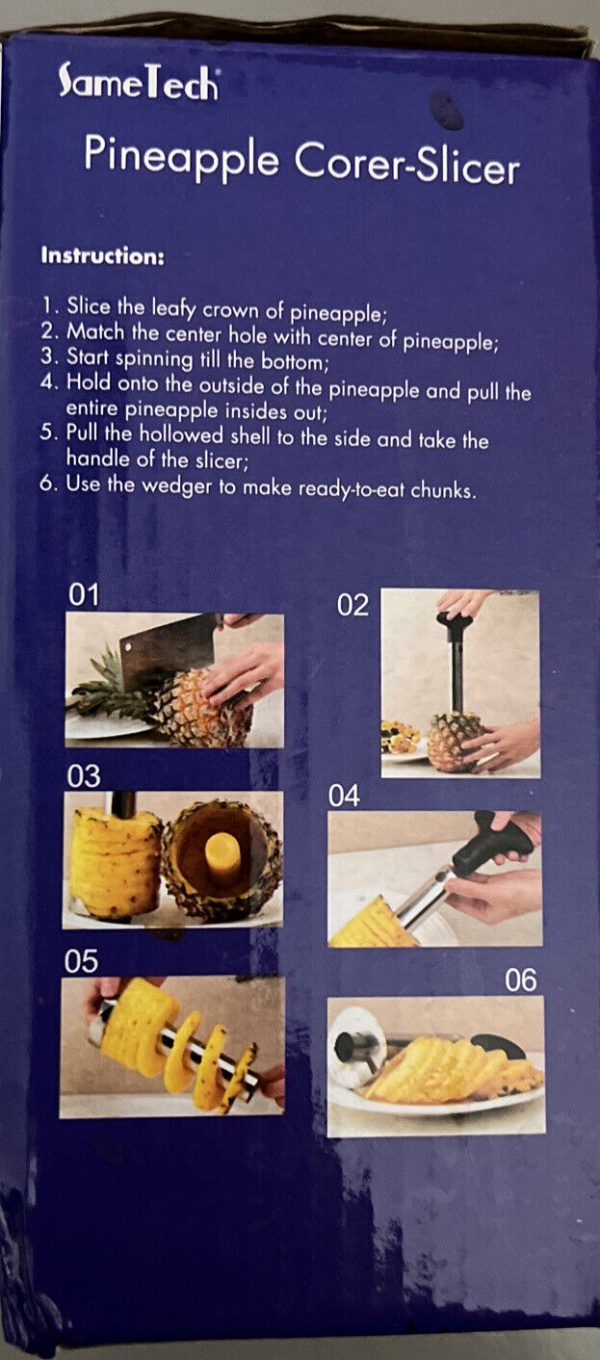 Pineapple Corer-Slicer Same Tech