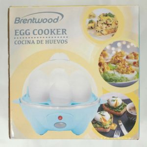 Egg Cooker with Auto Shutoff Cooks 7 Blue Electric Brentwood TS-1045BL