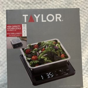 Taylor Kitchen Scale High Capacity  – Holds up to 22lb