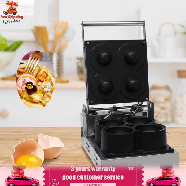 Electric Chest Shape Waffle Baker Breast Boob Waffle Machine Waffle Bowl Maker