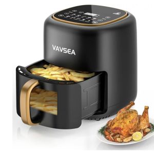 VAVSEA 6.5QT Air Fryer with Visible Cooking Window, 10-in-1 Digital Touch Large